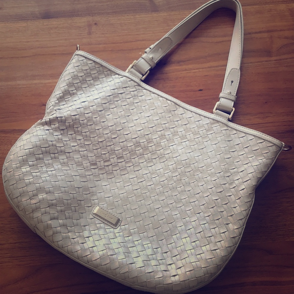 Cole Haan White shoulder bag